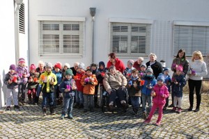 Ostern in Bad Berka: Der Kindergarten Adelsberg kam zu Besuch